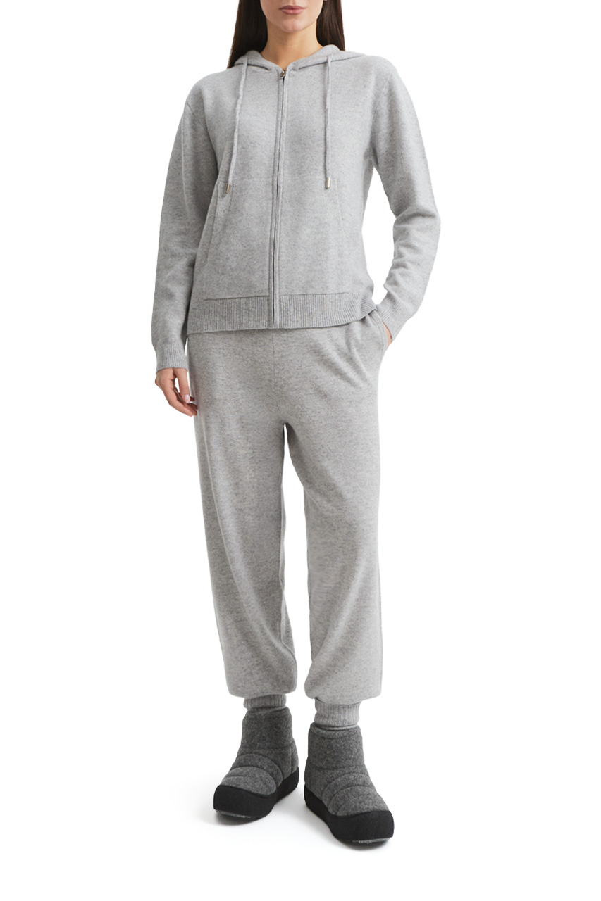 Худи на молнии 112505 СЕРЫЙ, фото 10